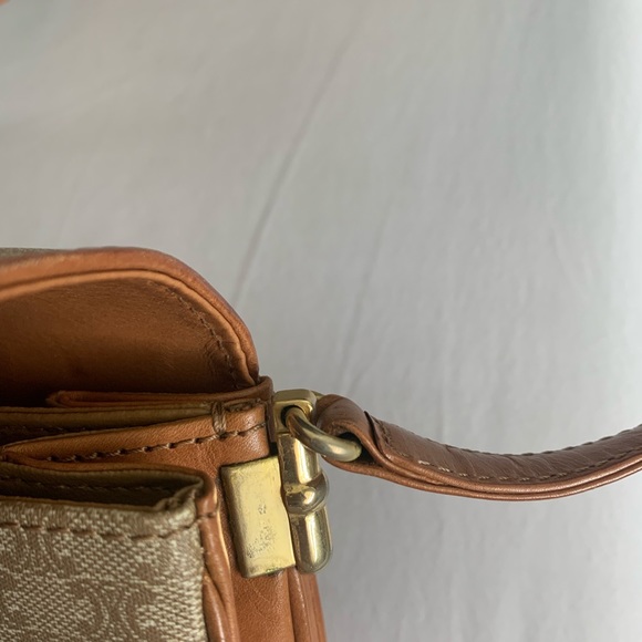 Vintage Celine Caramel Macadam Crossbody Shoulder Bag - Picture 7 of 12